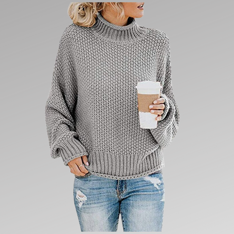 Allison | Women's Oversized Turtleneck Sweater