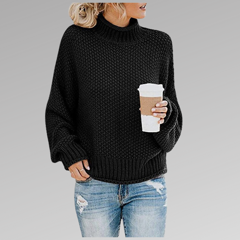 Allison | Women's Oversized Turtleneck Sweater