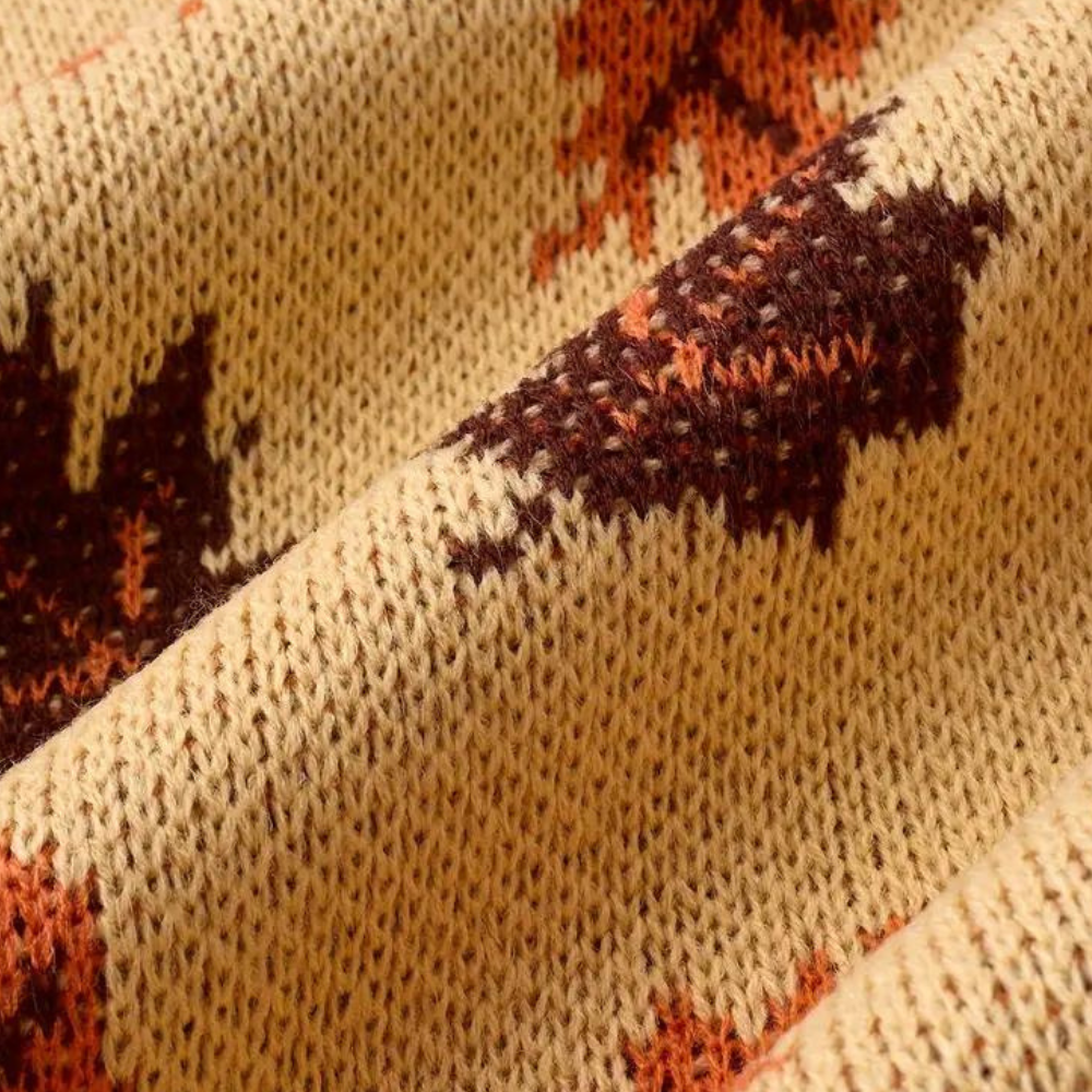 Edith | Women's Patterned Crewneck Sweater