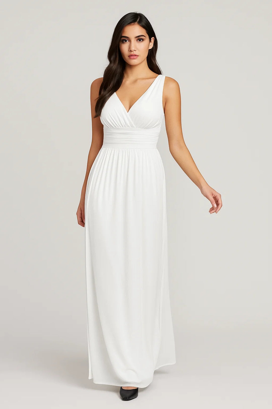Ladies Dress | Elegant Maxi | V-Neck