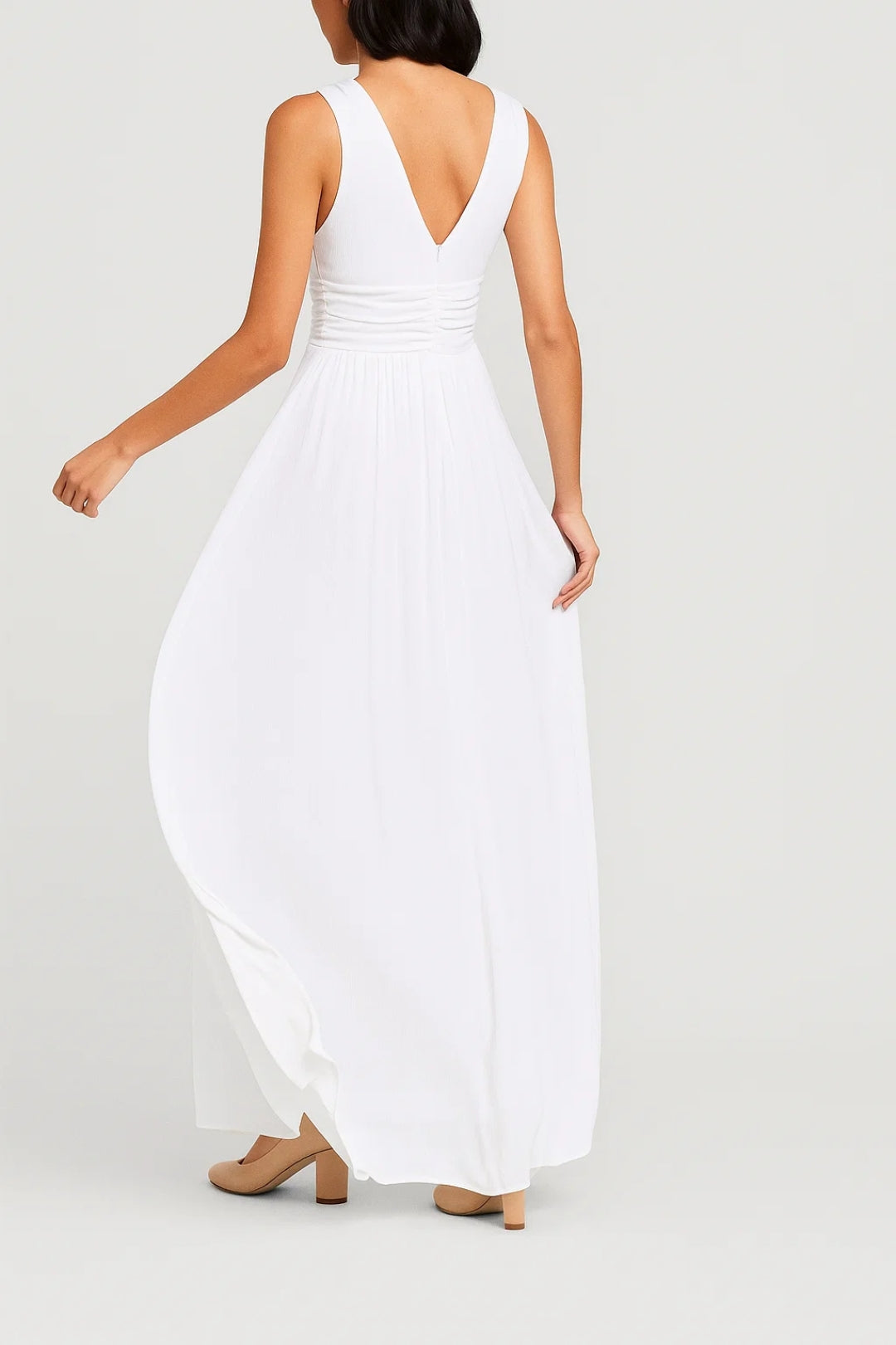 Ladies Dress | Elegant Maxi | V-Neck
