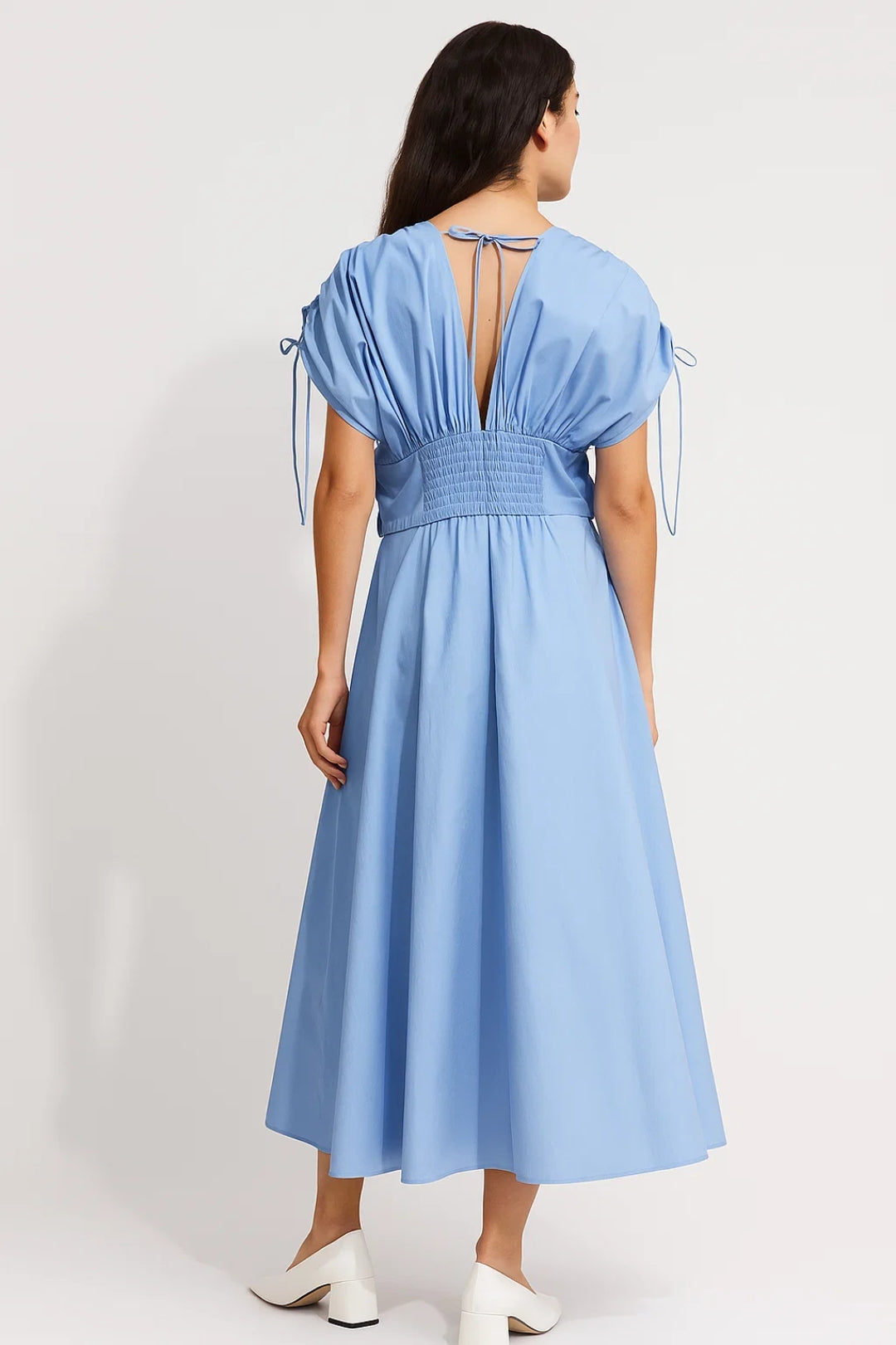 Ladies Dress | Elegant Midi | Floral Detail