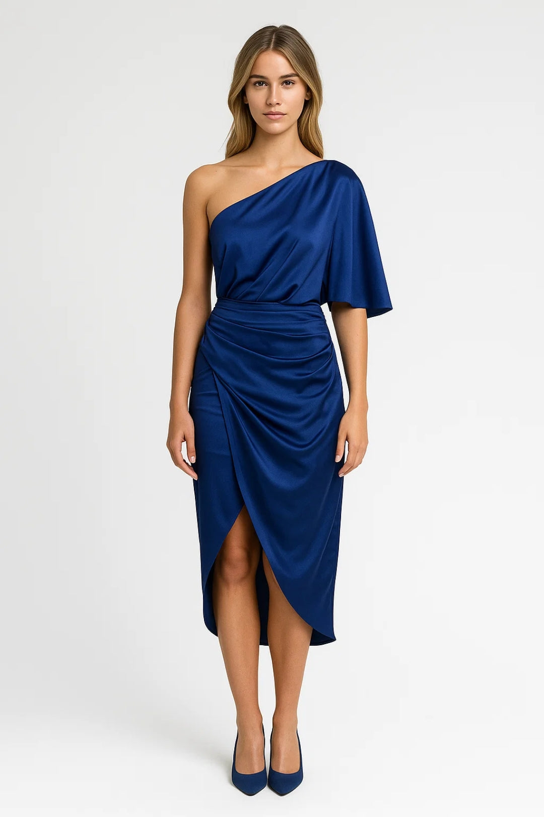 Ladies Dress | Elegant Midi | One Shoulder